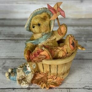 Cherished Teddies Pat Falling For You Enesco Figurine Teddy Bear Fall